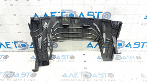 Hyundai Ioniq 17-22 black lower center dashboard trim, worn