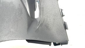 Hyundai Ioniq 17-22 black lower center dashboard trim, worn