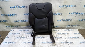 Right rear seat back for Jeep Cherokee KL 15 - black leather with black stitching, dented, scratches