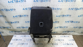 Right rear seat back for Jeep Cherokee KL 15 - black leather with black stitching, dented, scratches