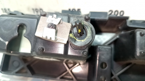 The left rear bumper mount under the headlight of a Ford Edge 19-24 has a broken guide.