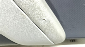 Door trim panel, rear right, Hyundai Ioniq 20-22, black and gray, with armrest, gray leather, with handle, scratches, dent