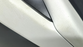 Door trim panel, rear right, Hyundai Ioniq 20-22, black and gray, with armrest, gray leather, with handle, scratches, dent