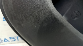 Door trim panel, rear right, Hyundai Ioniq 20-22, black and gray, with armrest, gray leather, with handle, scratches, dent