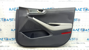 Door trim panel, front right, Hyundai Ioniq 20-22, black and gray