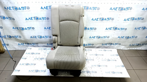 Rear seat, 2nd row, Dodge Journey 11-19, beige cloth, with belt and armrest