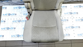 Rear seat, 2nd row, Dodge Journey 11-19, beige cloth, with belt and armrest