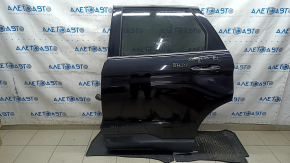 Rear left door assembly for Ford Edge 15-24 keyless, black UM, chips