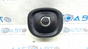 Volvo XC90 16-23 black, scratched steering wheel airbag for the driver