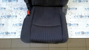 Rear seat, 2nd row, right, Dodge Journey 11-19, black cloth, with belt and armrest