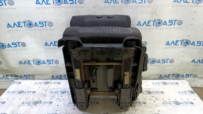Rear seat, 2nd row, right, Dodge Journey 11-19, black cloth, with belt and armrest