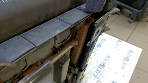 Rear seat, 2nd row, right, Dodge Journey 11-19, black cloth, with belt and armrest