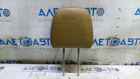 Rear left headrest, 2nd row, Dodge Journey 11-20, brown leather, for cleaning