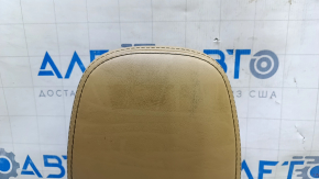 Rear left headrest, 2nd row, Dodge Journey 11-20, brown leather, for cleaning