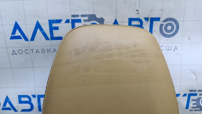 Rear left headrest, 2nd row, Dodge Journey 11-20, brown leather, for cleaning
