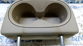 Rear center headrest, 2nd row, Dodge Journey 11-20, beige cloth, scratches, needs cleaning