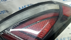 Left outer wing light Hyundai Ioniq 17-22 halogen with cover, worn