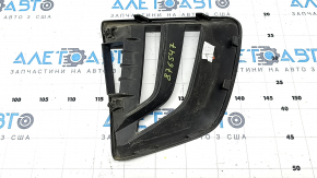 Left front bumper grille for Hyundai Ioniq 20-22 with DRL, gray, sand