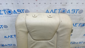Left rear seat backrest, 2nd row, Lexus RX350 RX450h, 10-12 beige leather, perforated, dry-cleanable