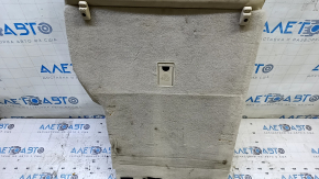 Left rear seat backrest, 2nd row, Lexus RX350 RX450h, 10-12 beige leather, perforated, dry-cleanable