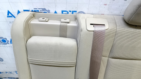 Rear seat, 2nd row, left, Jeep Grand Cherokee WK2 14-17, beige cloth, dry cleanable