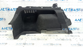 Left arch trim for Hyundai Ioniq 18-22 PHEV, black, without subwoofer, torn, worn, needs cleaning