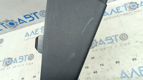 Left Hyundai Ioniq 17-22 arch trim, upper, black, scratches, crack in fastener
