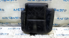 Left rear seat cushion, 2nd row, Lexus RX350 RX450h 10-12, beige leather, perforated, dry-cleanable,