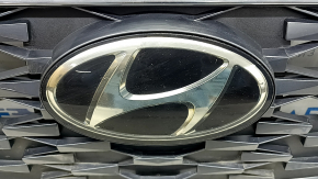 Hyundai Ioniq 20-22 HEV, PHEV radiator grille assembly with emblem without radar