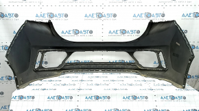 Rear bumper bare Hyundai Ioniq 17-22 without parking sensors, graphite, scratches, broken fasteners