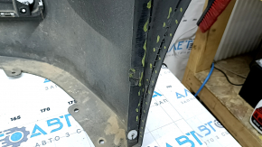 Rear bumper bare Hyundai Ioniq 17-22 without parking sensors, graphite, scratches, broken fasteners