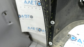 Rear bumper bare Hyundai Ioniq 17-22 without parking sensors, graphite, scratches, broken fasteners