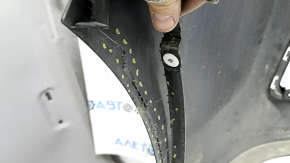Rear bumper bare Hyundai Ioniq 17-22 without parking sensors, graphite, scratches, broken fasteners