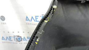 Rear bumper bare Hyundai Ioniq 17-22 without parking sensors, graphite, scratches, broken fasteners