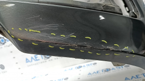Rear bumper bare Hyundai Ioniq 17-22 without parking sensors, graphite, scratches, broken fasteners