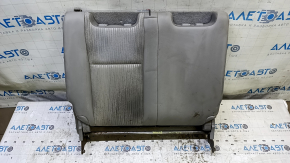Backrest of the rear row of seats, 3rd row, right, Toyota Highlander 14-19, combined leather, black