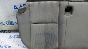 Rear seat backrest, 3rd row, left, Toyota Highlander 14-18, combined leather, black, tear