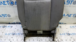 Rear seat backrest, 3rd row, left, Toyota Highlander 14-18, combined gray leather, dry-cleanable