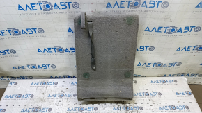 Rear seat backrest, 3rd row, left, Toyota Highlander 14-18, combined gray leather, dry-cleanable