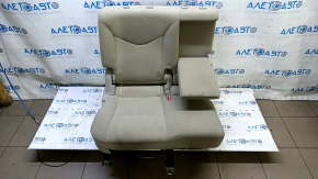Rear seats, 2nd row, Toyota Prius V 12-14, beige velour, missing left headrest, needs cleaning