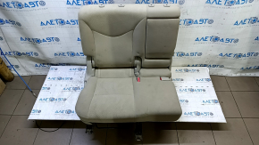 Rear seats, 2nd row, Toyota Prius V 12-14, beige velour, missing left headrest, needs cleaning