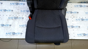Rear seat, 2nd row, left, Dodge Journey 11-19, black cloth