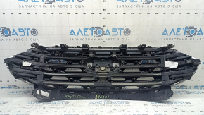 Ford Edge 19-24 radiator grille assembly with badge, without chamber, sand, chips