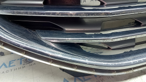 Ford Edge 19-24 radiator grille assembly with badge, without chamber, sand, chips