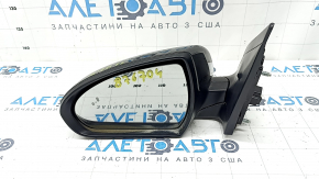 Left side mirror for Hyundai Ioniq 17-22, turn signal, heated, BSM, 8 pins, graphite