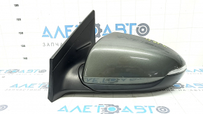 Left side mirror for Hyundai Ioniq 17-22, turn signal, heated, BSM, 8 pins, graphite