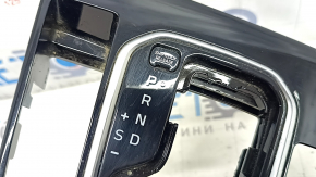 Hyundai Ioniq 20-22 PHEV shifter cover, gloss black, no buttons, scratches