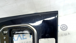 Hyundai Ioniq 20-22 PHEV shifter cover, gloss black, no buttons, scratches