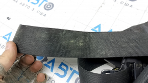 Driver's seat belt for Hyundai Ioniq 17-22 HEV, PHEV, black, worn, dry-cleanable