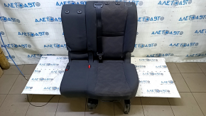 Rear seat, 2nd row, left, Nissan Rogue 14-16, black cloth, with belt